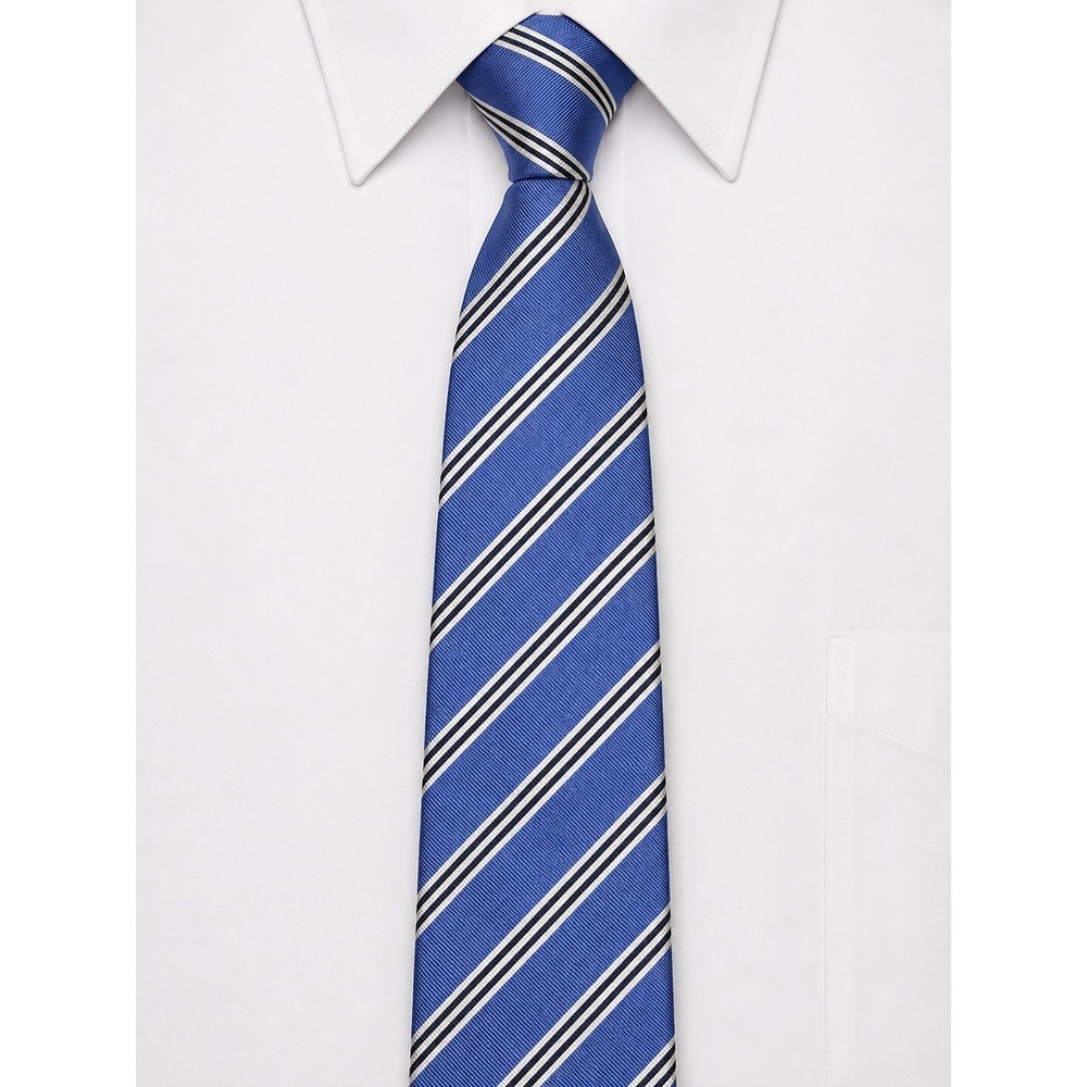 BROOKS BROTHERS 346 Men's Silk Tie Classic 3.5"W X 59"L Business Striped -233
